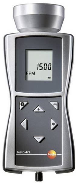 Testo 477 - Ruční stroboskopický otáčkomer LED 300000 RPM